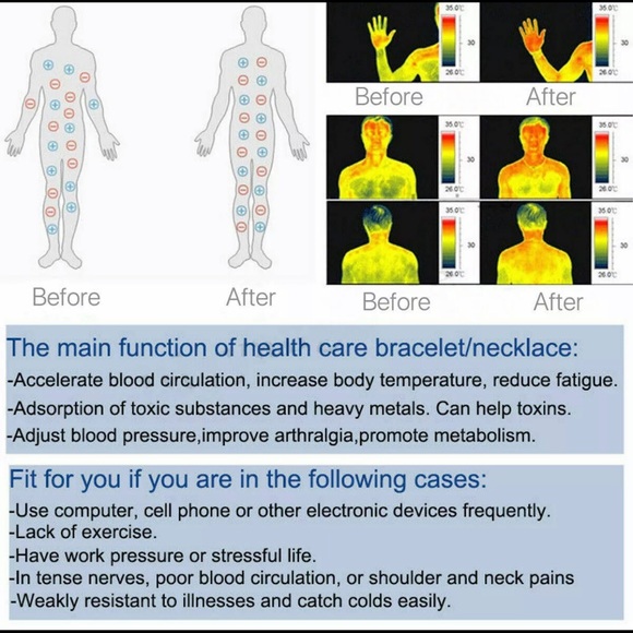 Hematite Turquoise 8mm Bracelet Grounding Balance - Picture 3 of 9